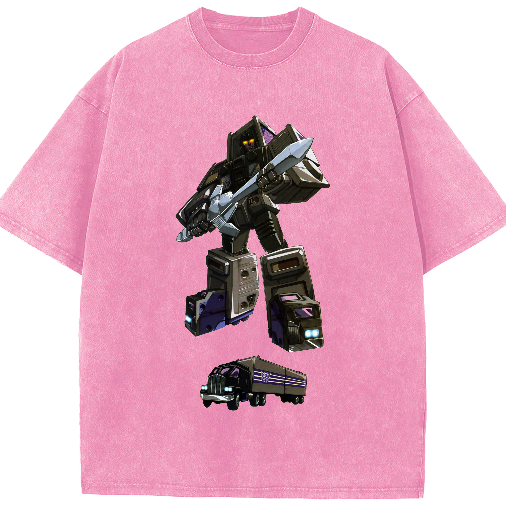 （画像用）  綿100% ヴィンテージ風 半袖Tシャツ（フロントプリント）